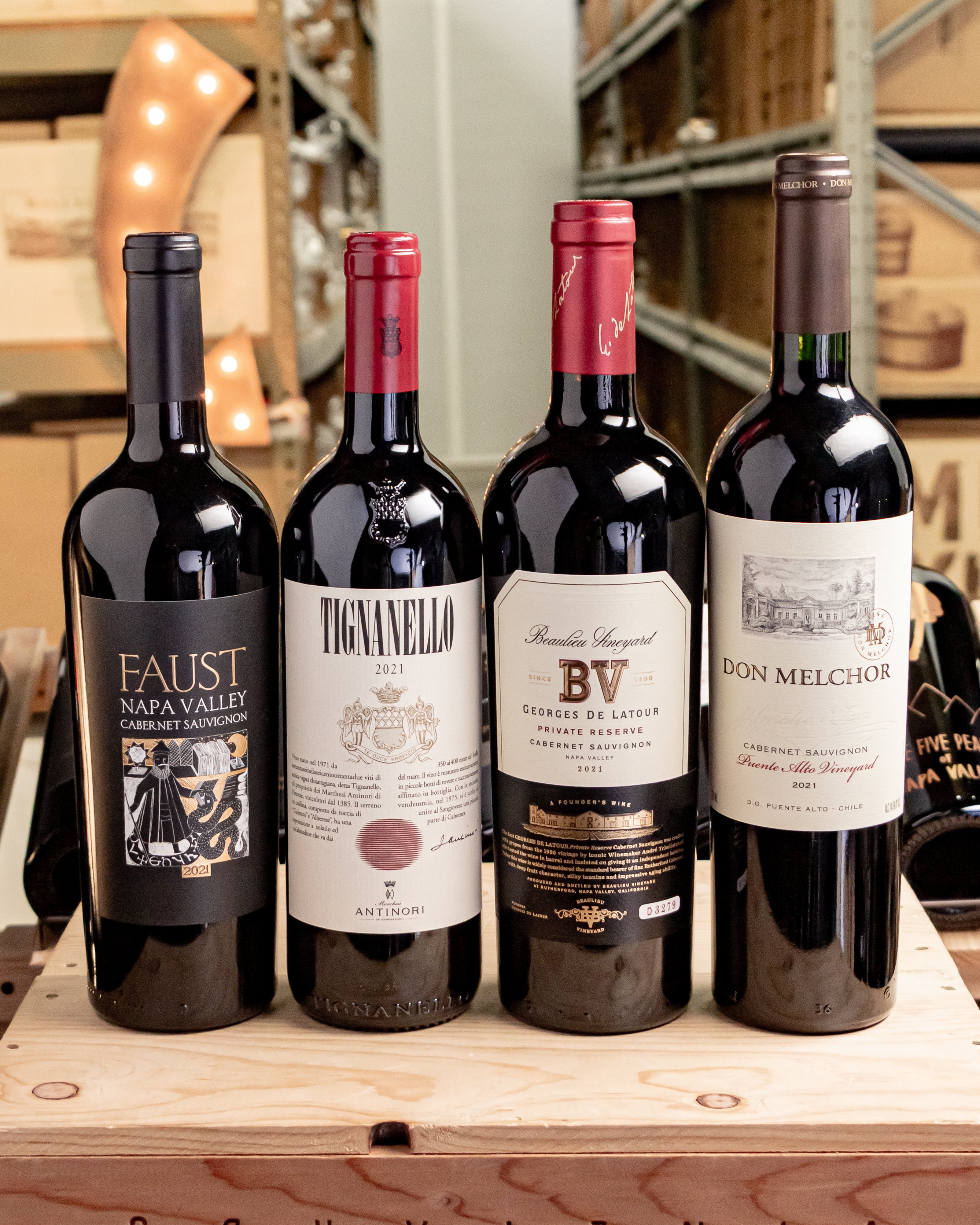 Wine Spectator Top 100 4-Pack (Wines #1-4) First Bottle